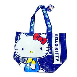 Hello Kitty Blue Reusable Tote Bag